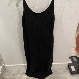 Zara midi dress small suede